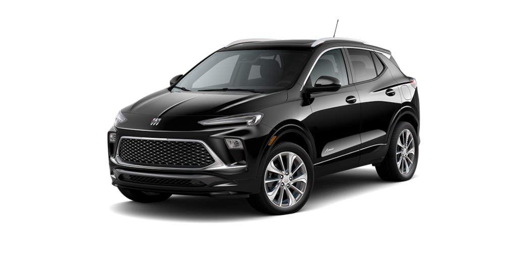 Nueva SUV compacta premium, Buick Encore 2025 Avenir color Black Meet Kettle